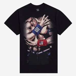 WWE John Cena Chest Never Give Up T-Shirt